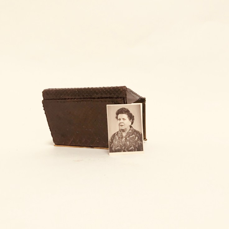 Found Photo in Vintage Snakeskin Wallet