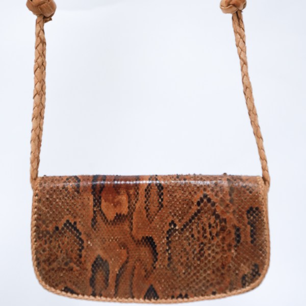 small vintage snakeskin purse