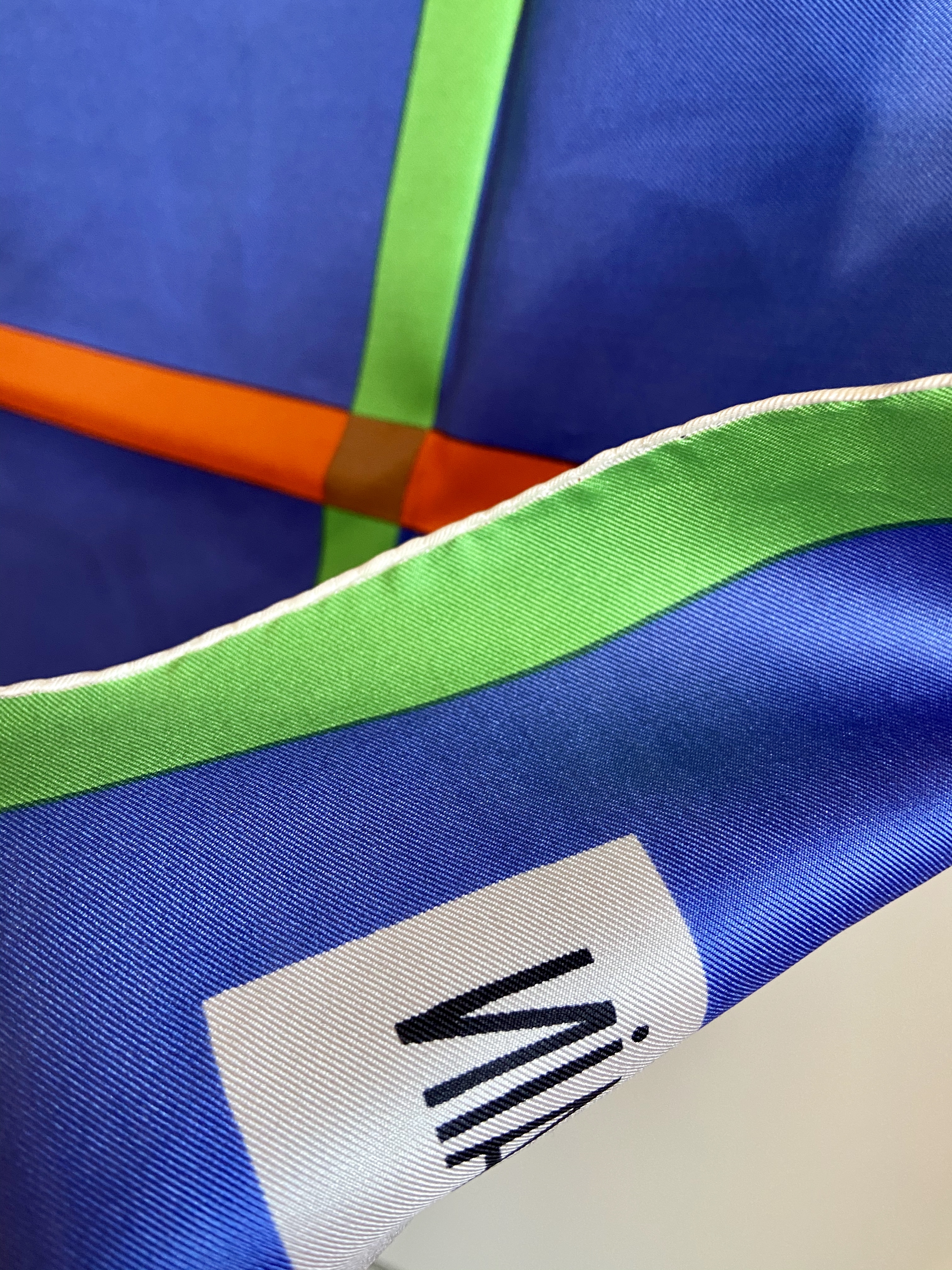 vintage miss balmain scarf