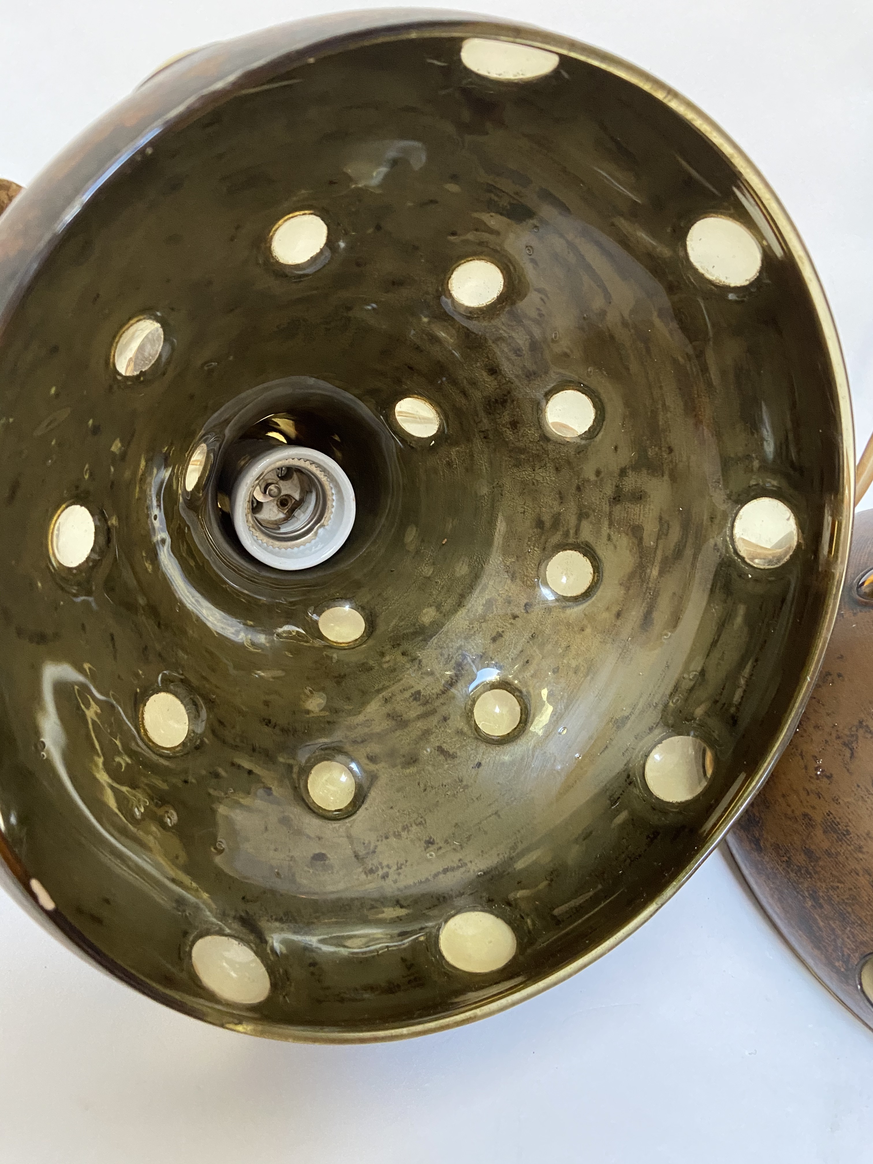 Brutalist Koperen Lampen