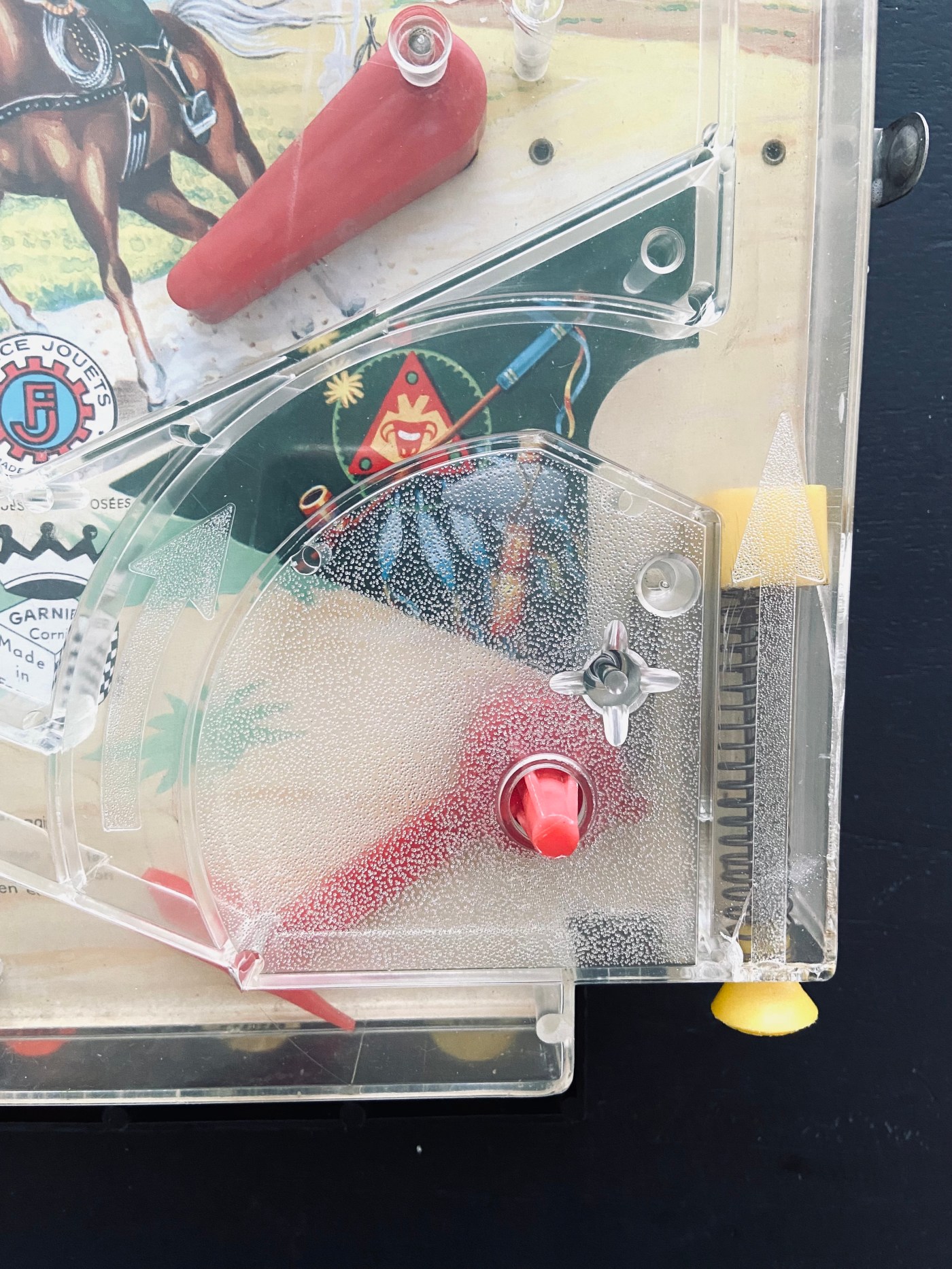 Speelgoed tafel flipperkast uit de jaren 60