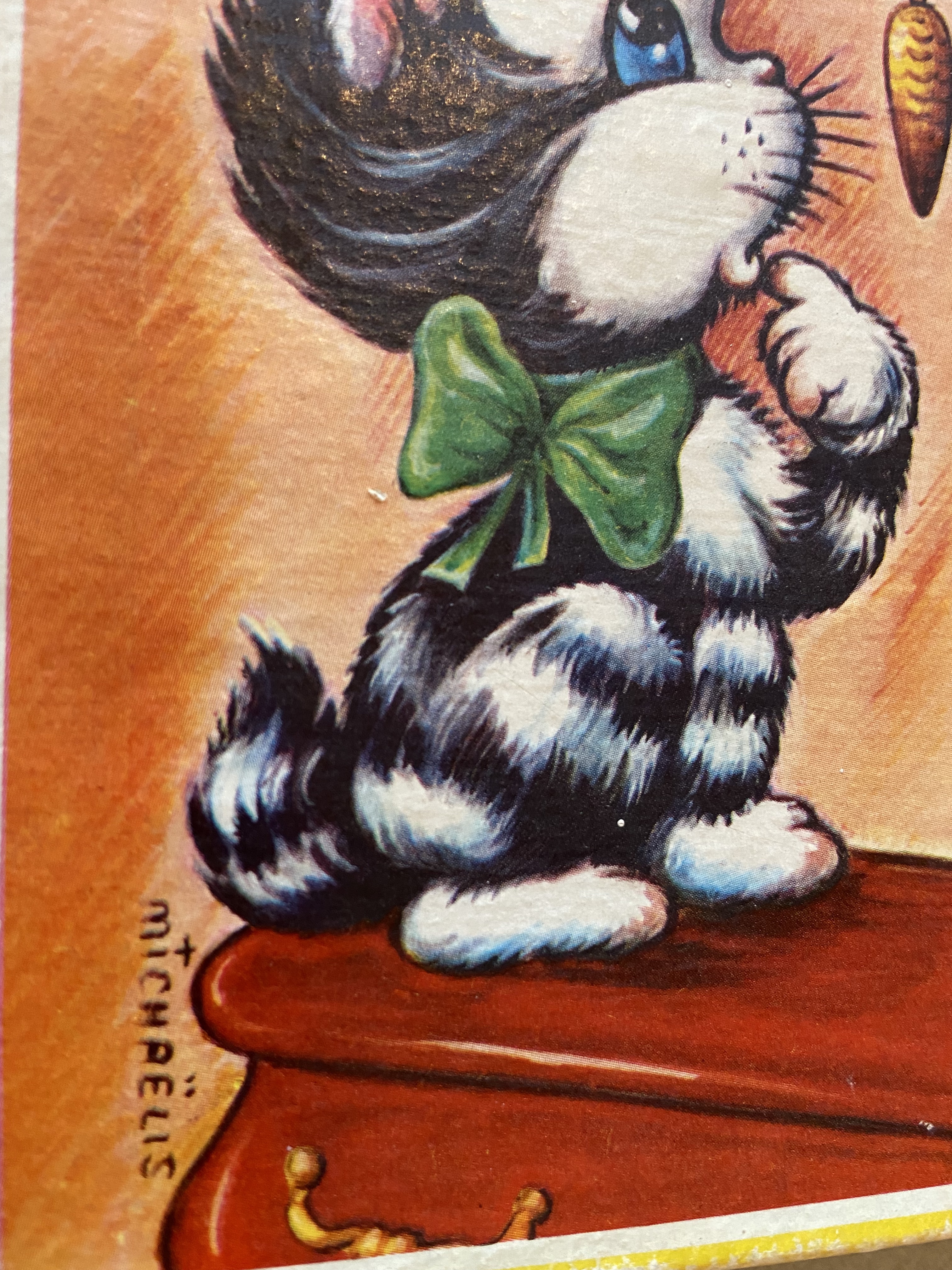 Simplex Legpuzzle Kitten en Klok Vintage