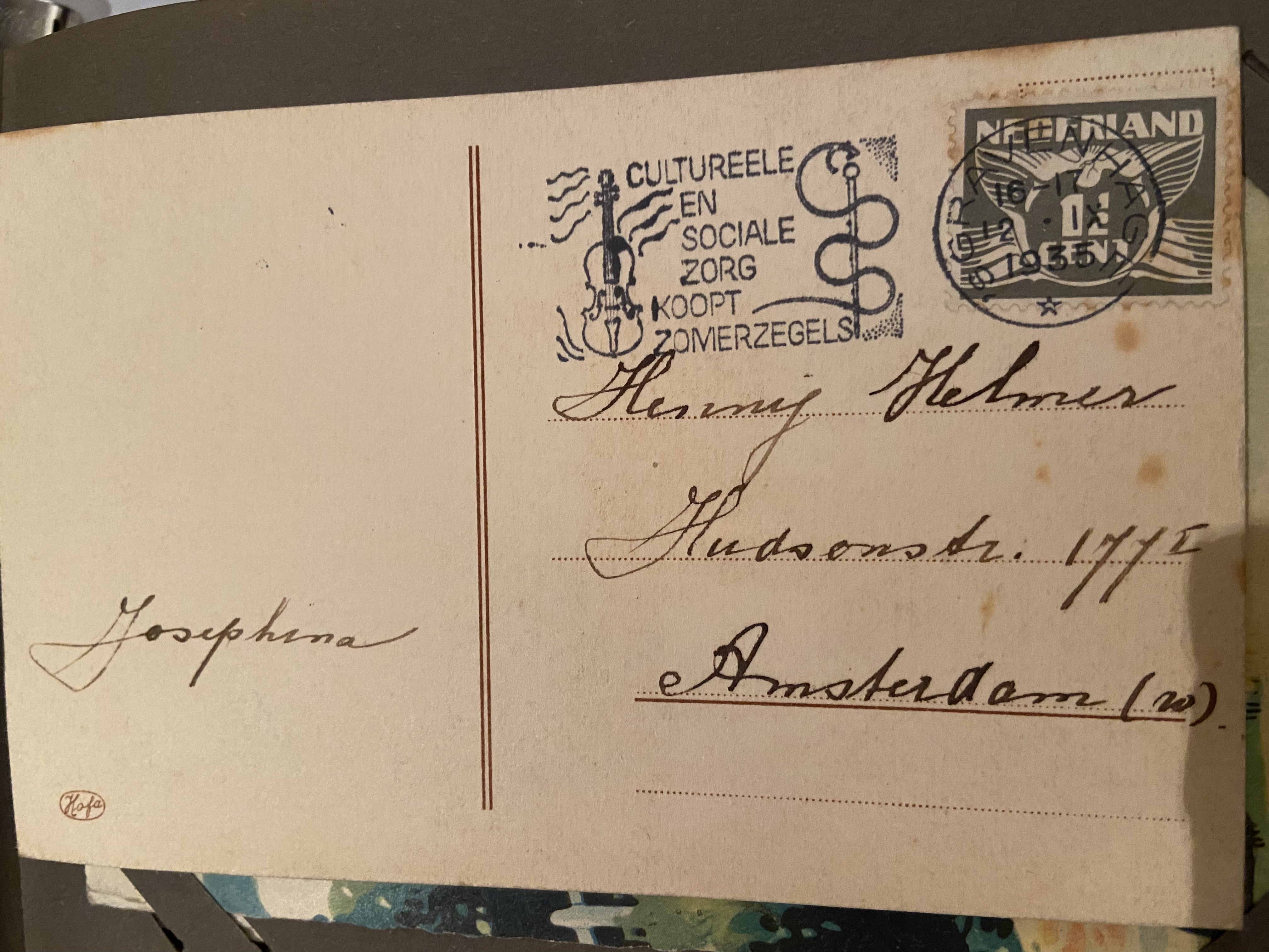 Ansichtkaarten Album gevuld 1930s