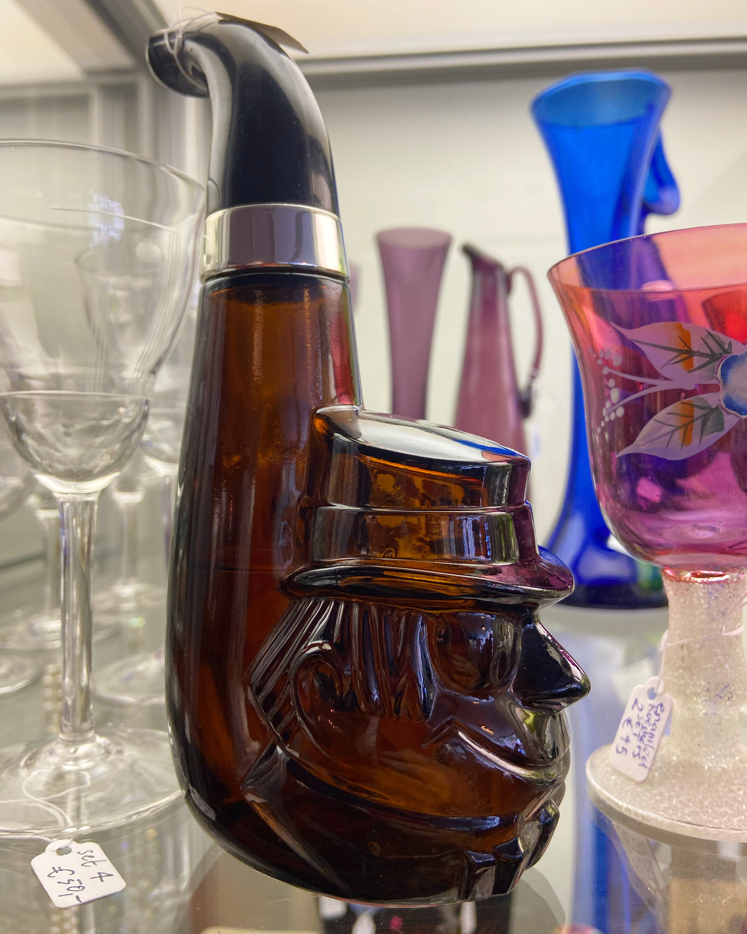 avon aftershave flesje glas vintage