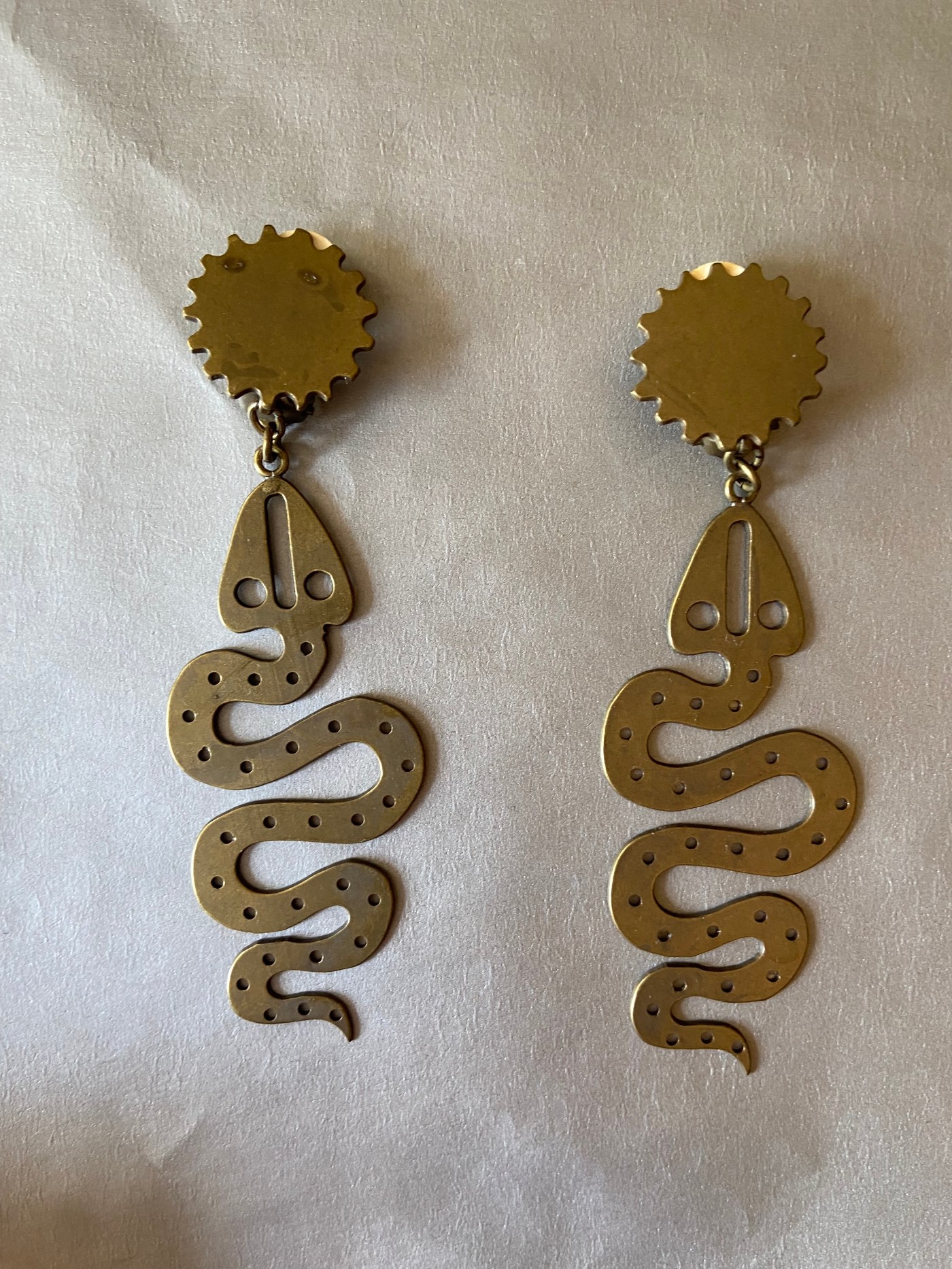 vintage scooter paris slang oorbellen