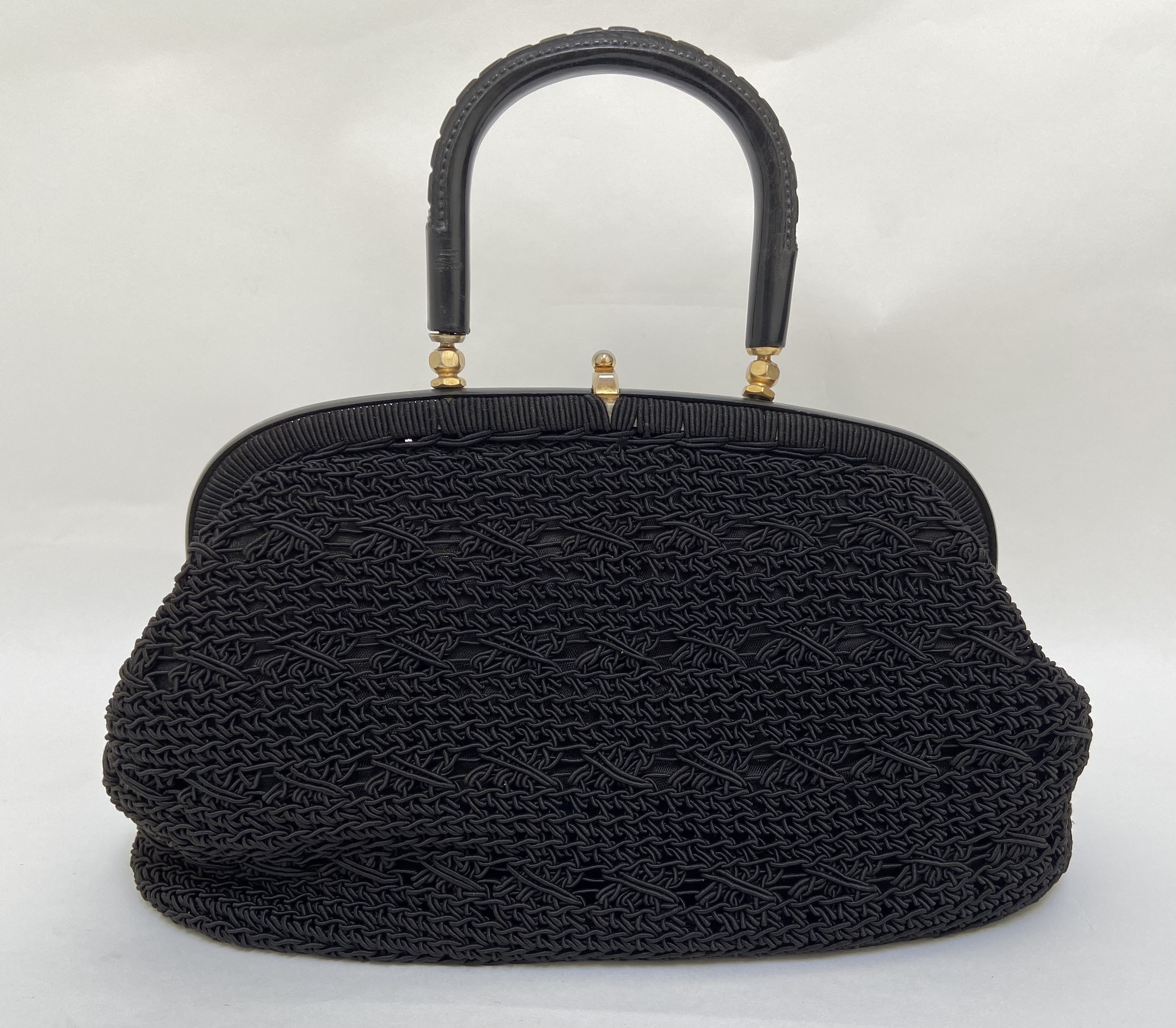 vintage geknoopt tasje