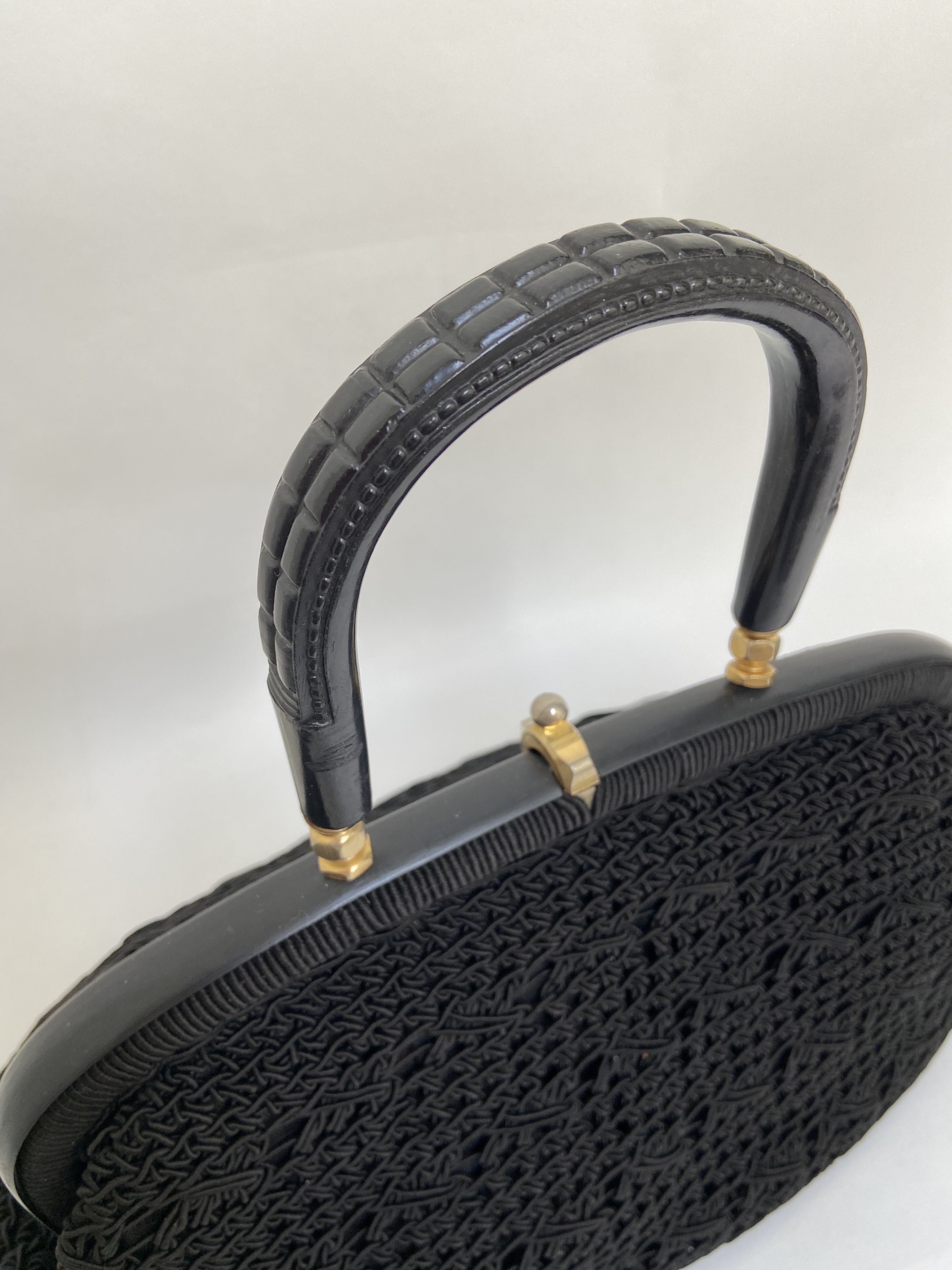 vintage geknoopt tasje