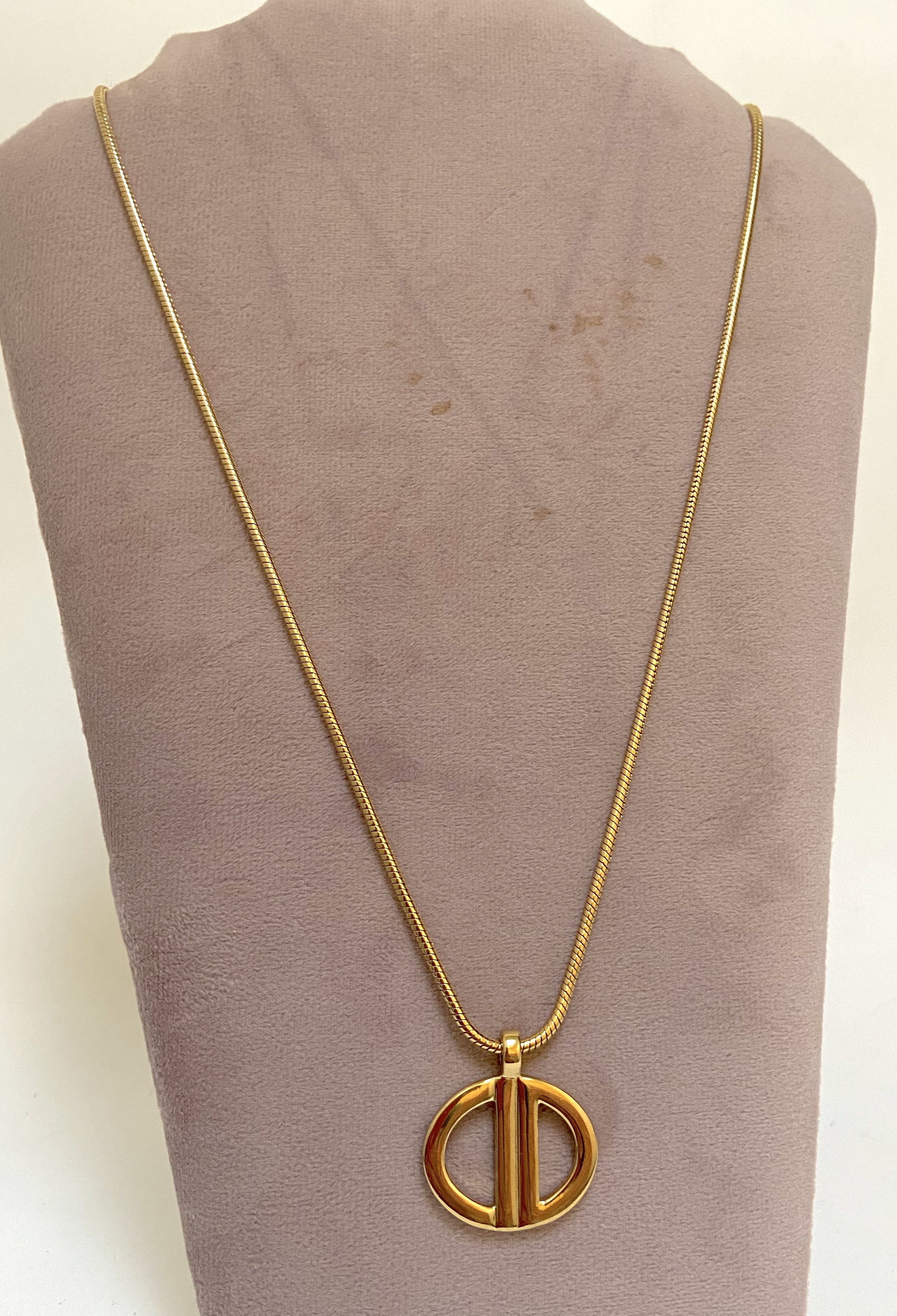dior necklace vintage