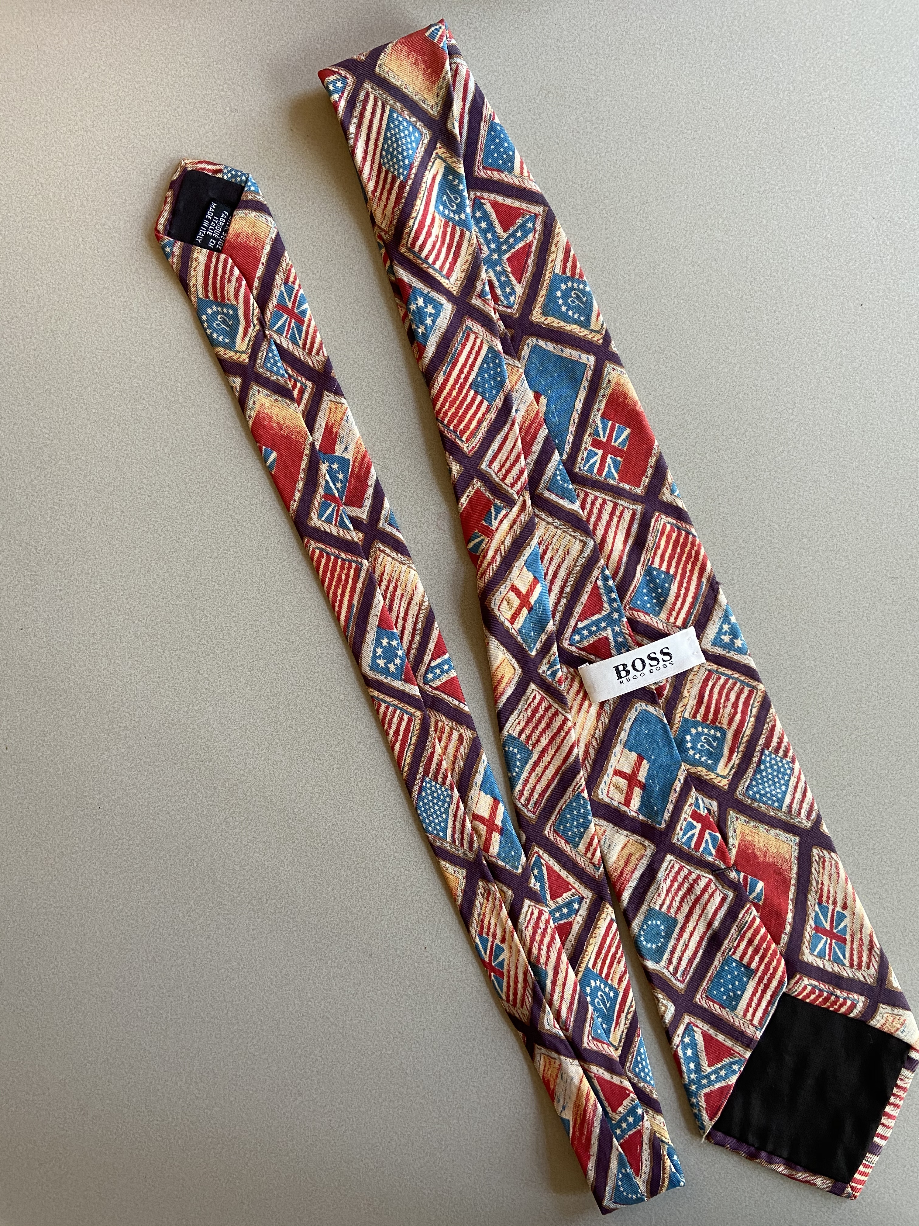 stropdas vintage designer Hugo Boss