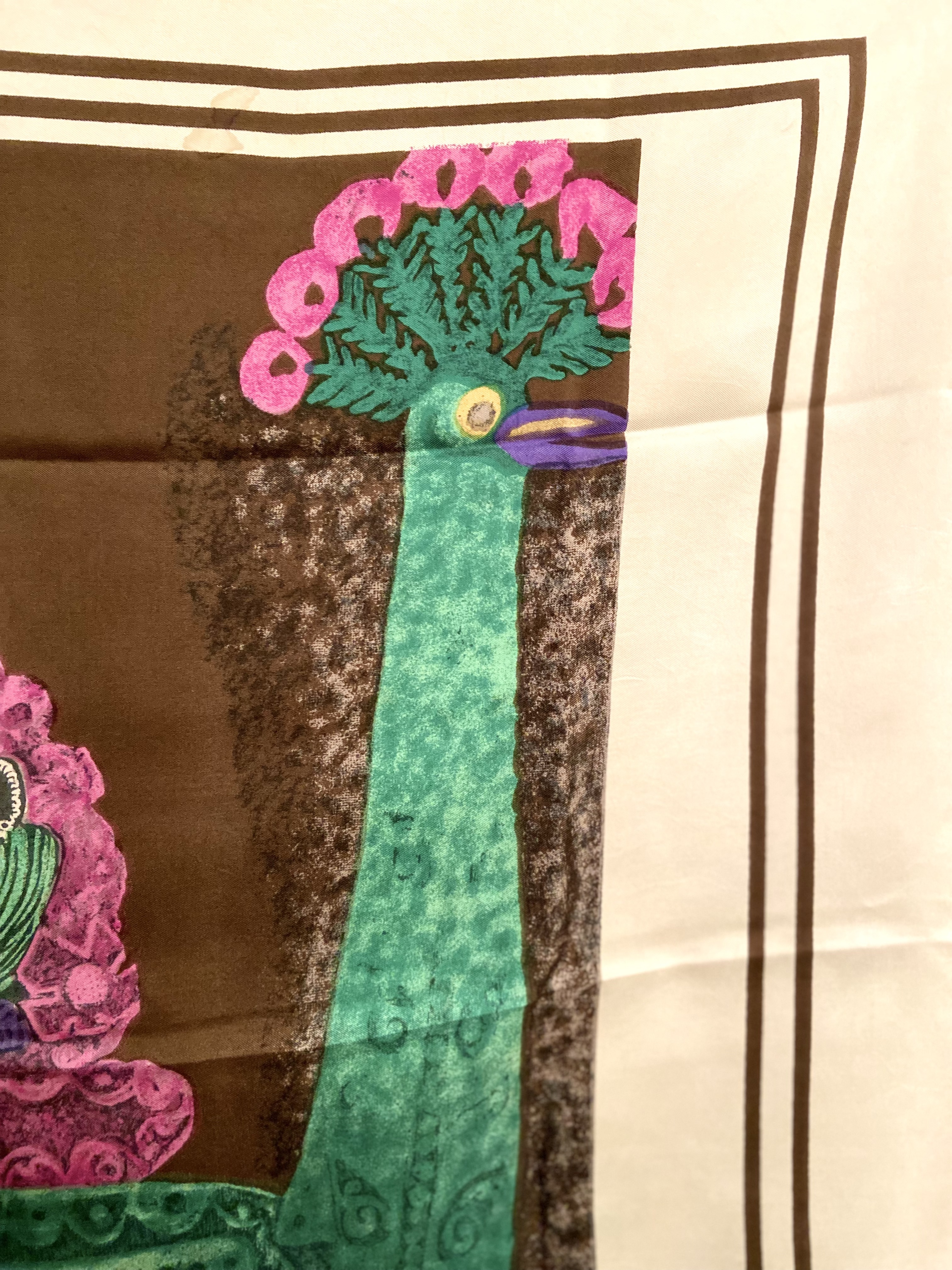 jean patou vintage scarf