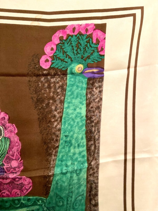 jean patou vintage scarf