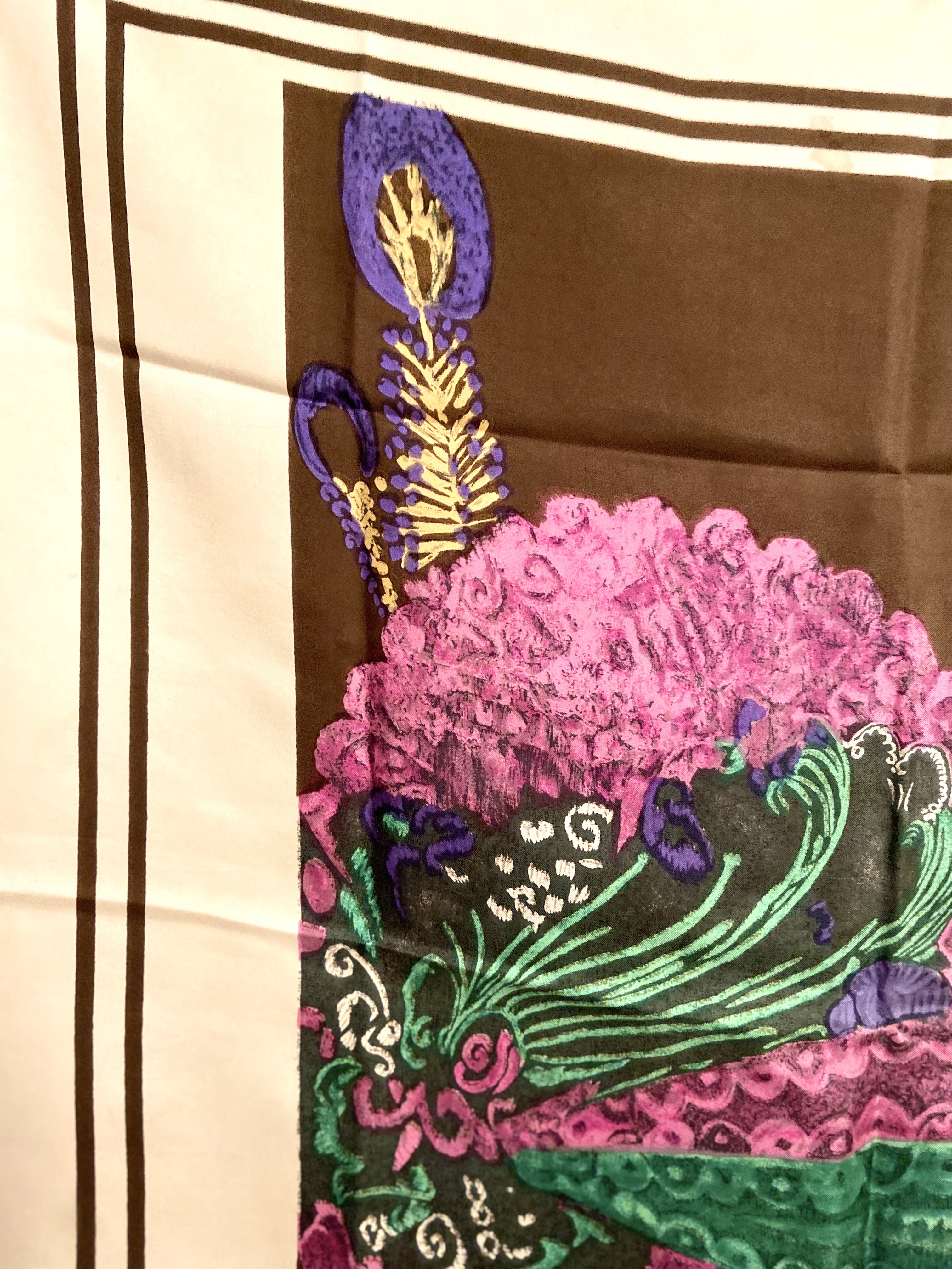 jean patou vintage scarf