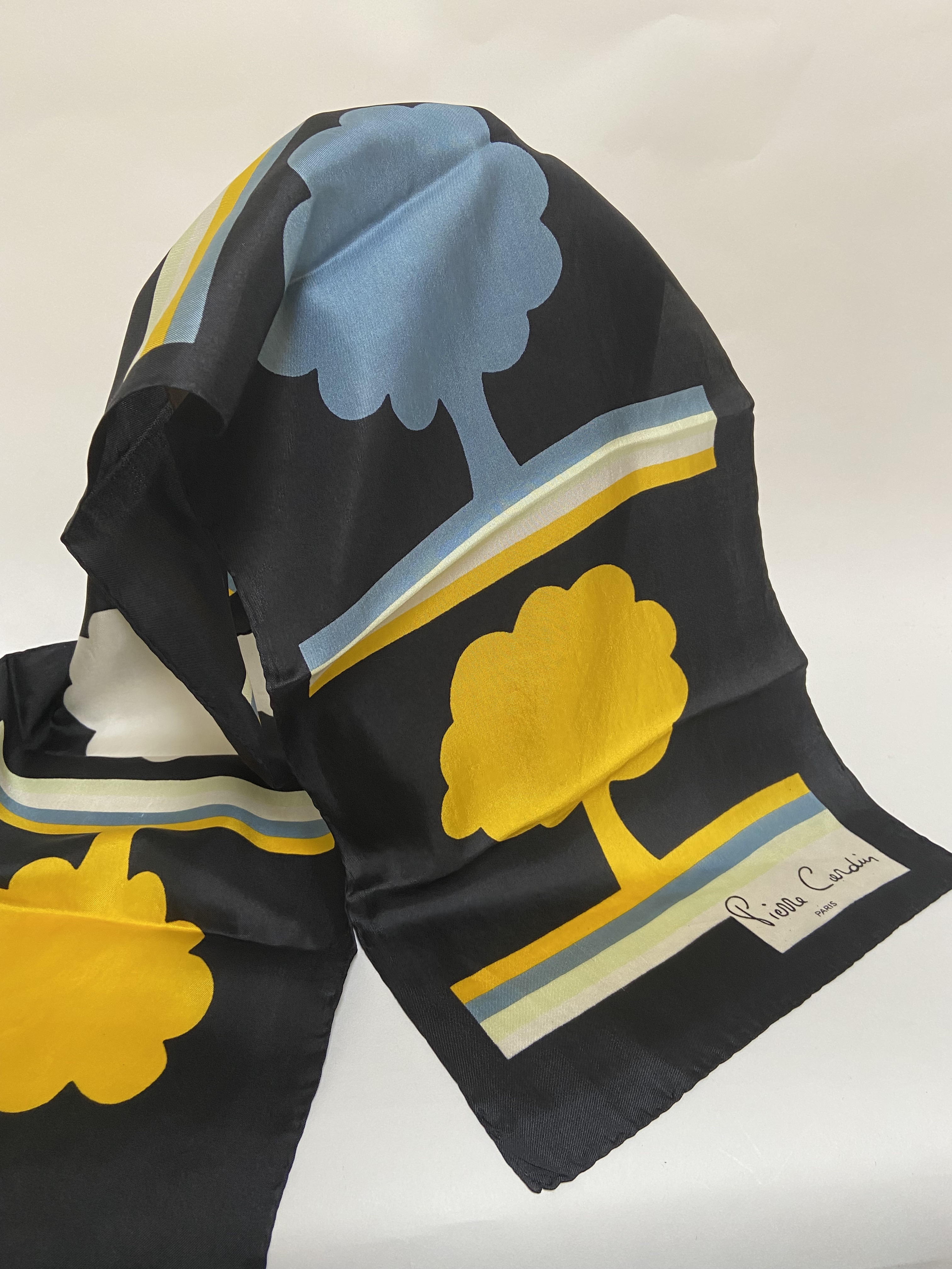 pierre cardin 1960 sjaal vintage friperiejansen