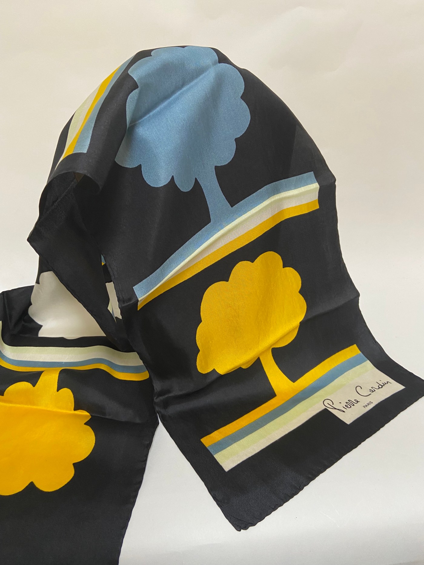 pierre cardin 1960 sjaal vintage friperiejansen