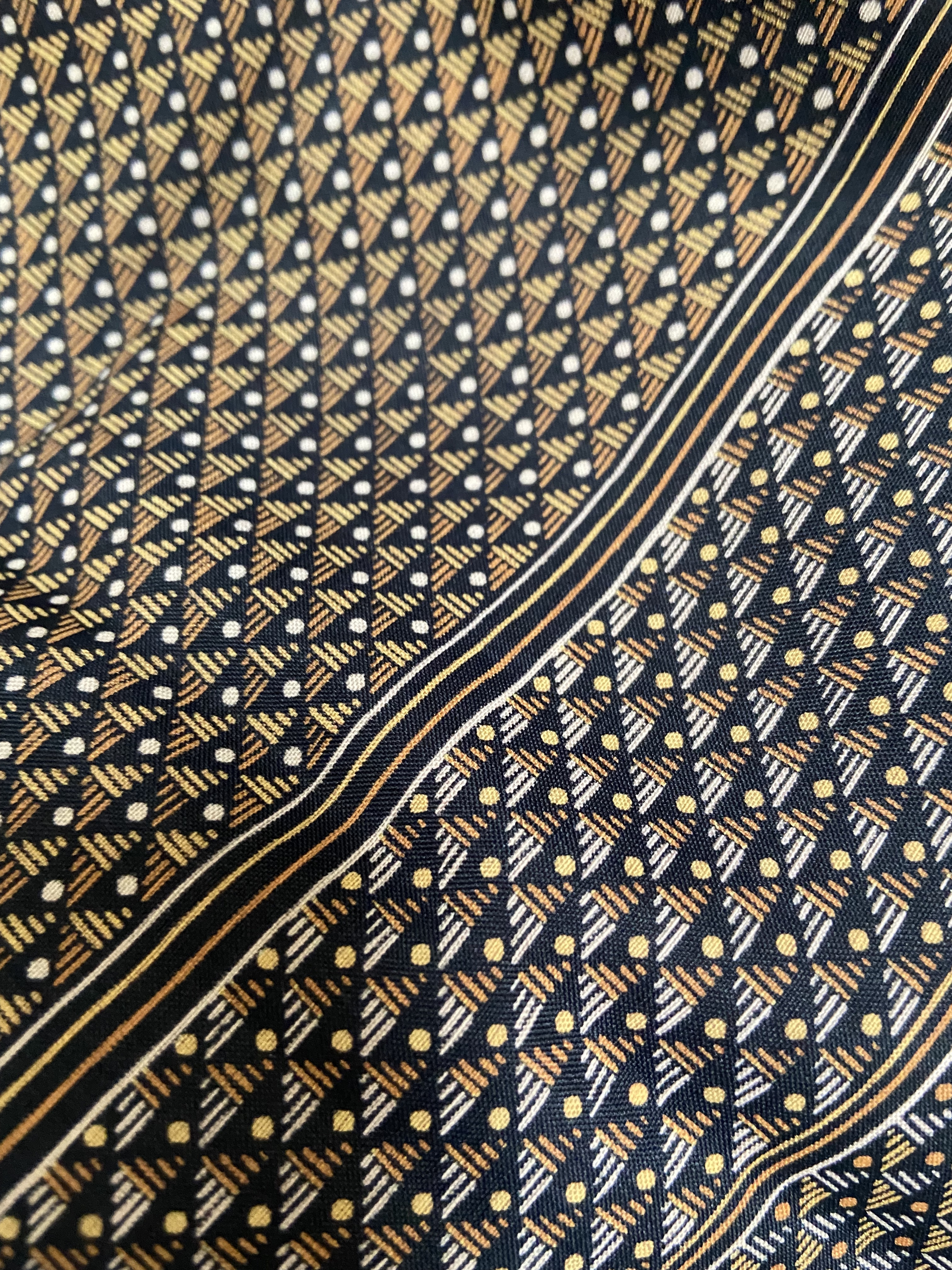 zijde sjaal dessin oud