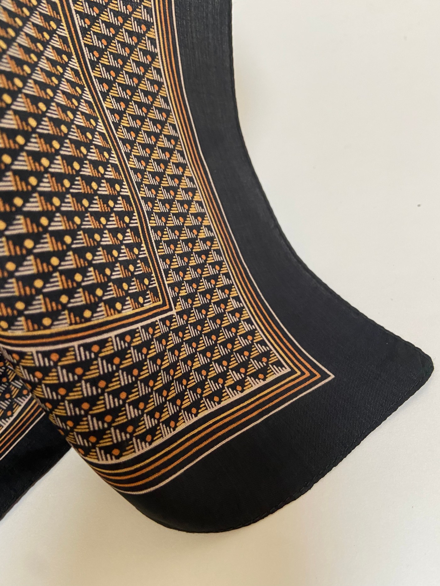 zijde sjaal bruin pre-loved