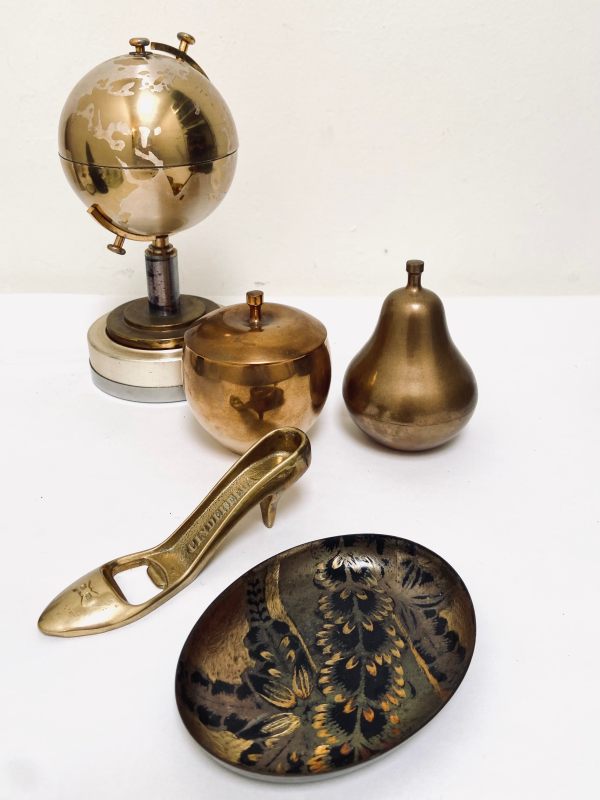 Vintage messing home-deco 'Hollywood Regency'