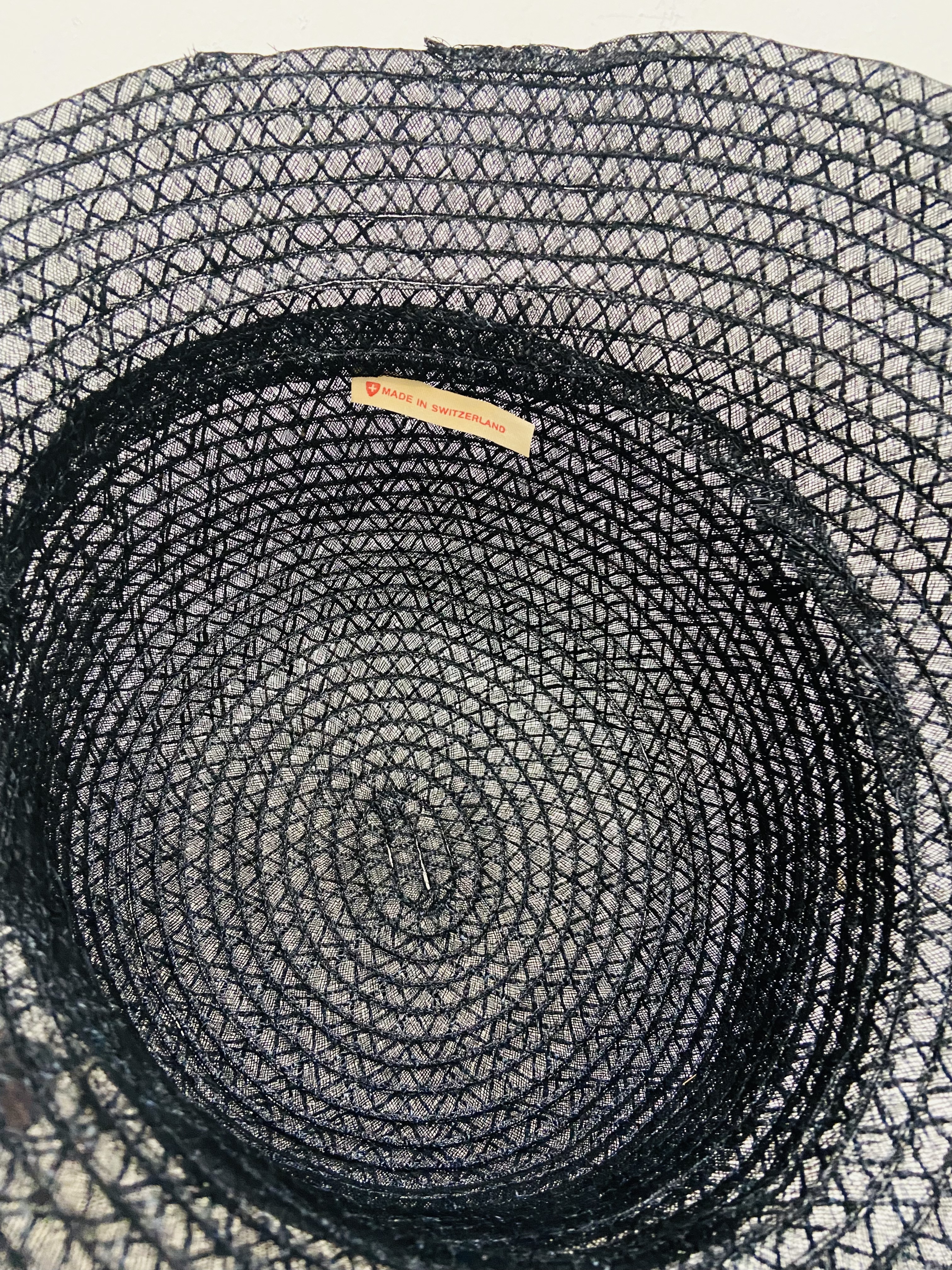 Vintage zomer hoed Made in Switzerland